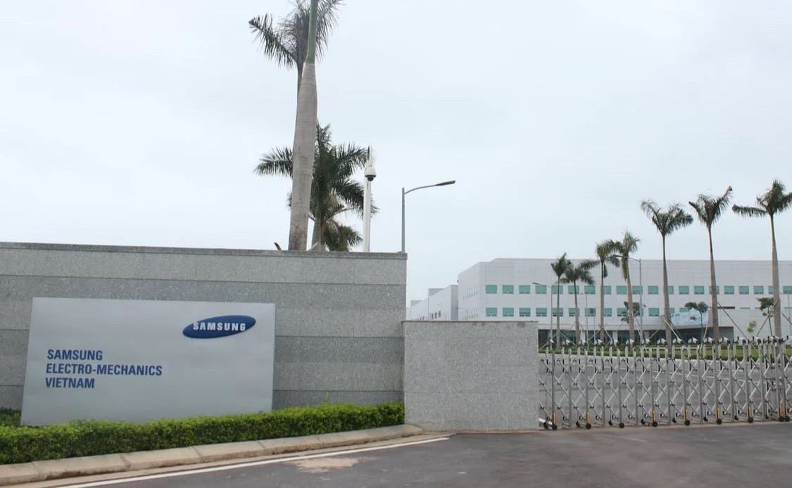 Завод Samsung Electro-Mechanics Vietnam в провинции Тай Нгуен, северный Вьетнам. Фотография предоставлена ​​Samsung Electro-Mechanics Vietnam.