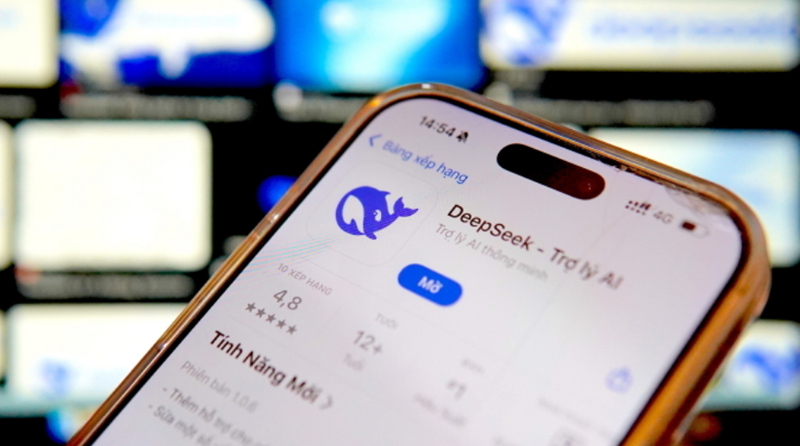 Приложение DeepSeek - помощник с искусственным интеллектом во вьетнамском App Store. Фото: VnExpress