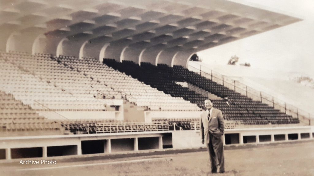 Стадион Hang Day в 1955 году