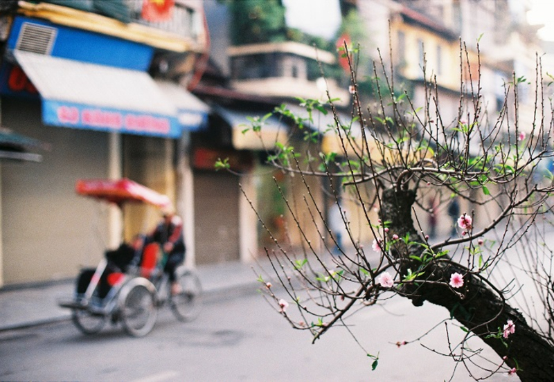 Улицы Ханоя пустеют в первый день первого лунного месяца года.