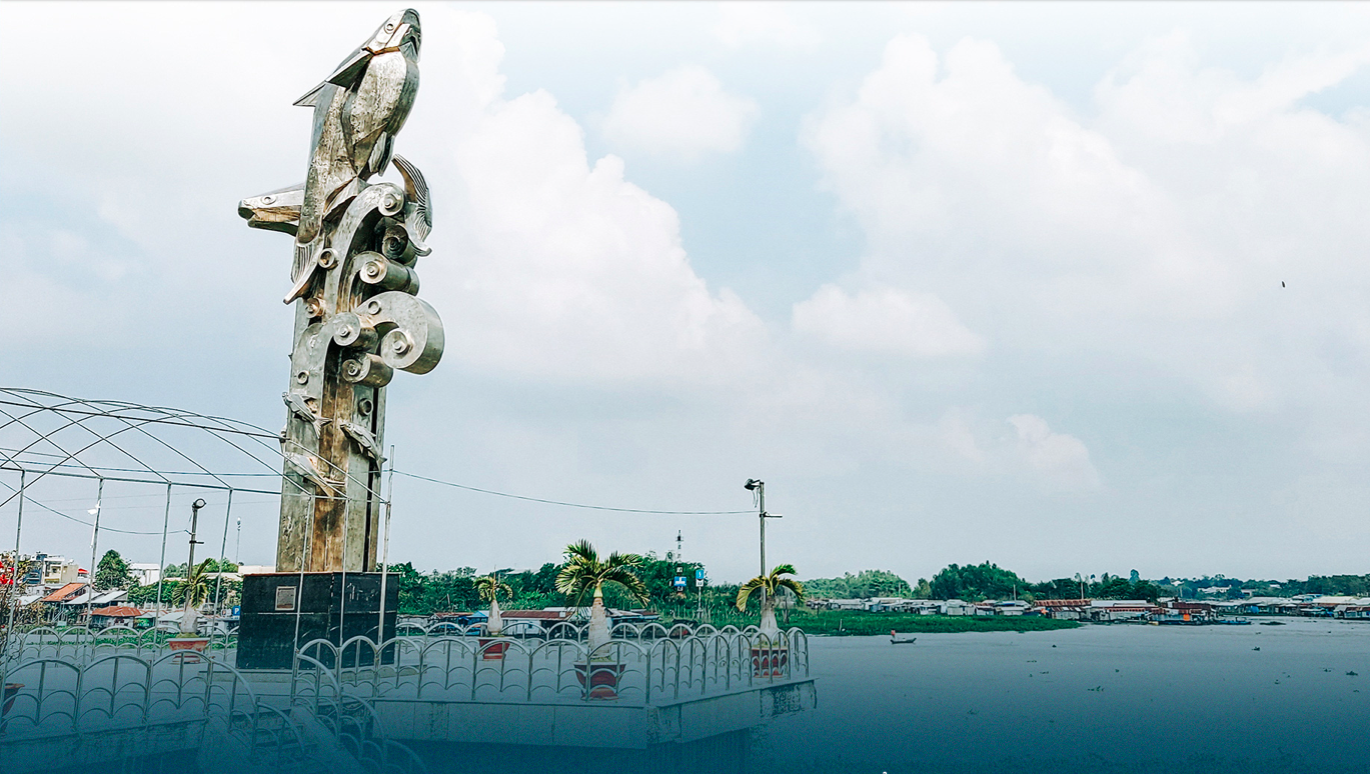 Памятник рыбе Баса в городе Чау Док провинции Ань Джанг. Фото: Chi Quoc/Tuoi Tre