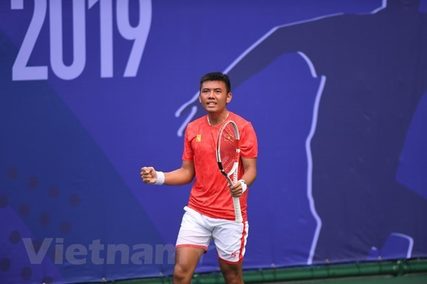 Вьетнамский теннисист Ли Хоанг Нам (Фото: VNA)