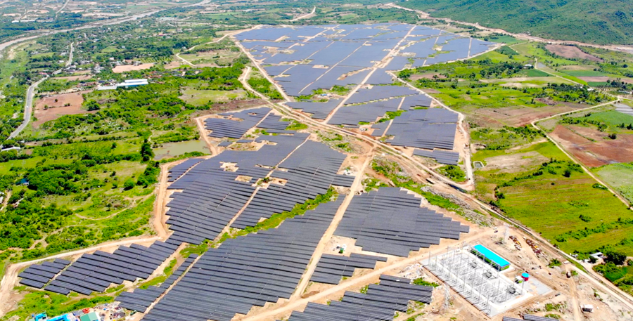 Часть солнечной электростанции Ниньтхуан