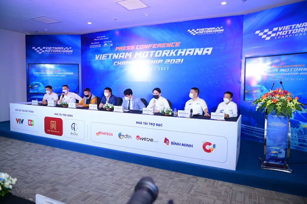 Чемпионат Vietnam Motorkhana Championship 2021 стартовал в Ханое 8 января. Фото: VNA