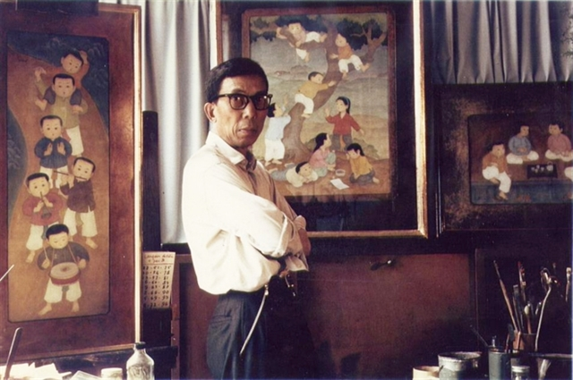Художник Май Чунг Тхы в 1964 году