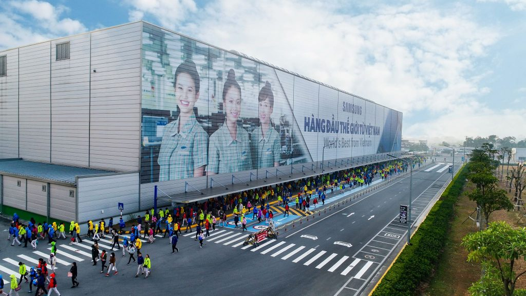 Samsung Vietnam остается крупным производственным центром для Samsung во всем мире. Фото: Samsung Vietnam