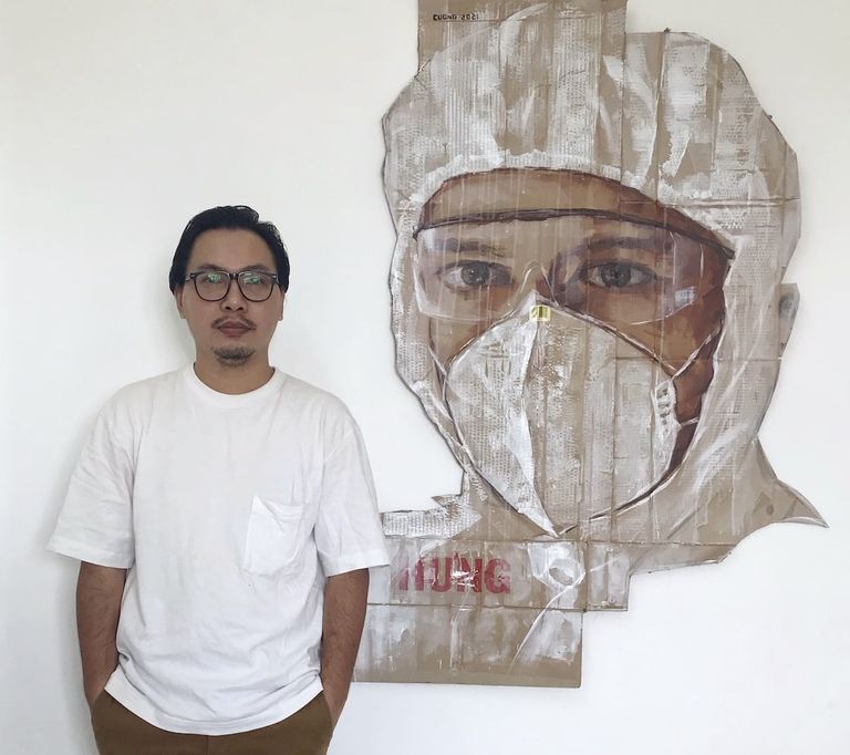 Портрет художника Нгуен Вьет Кыонг