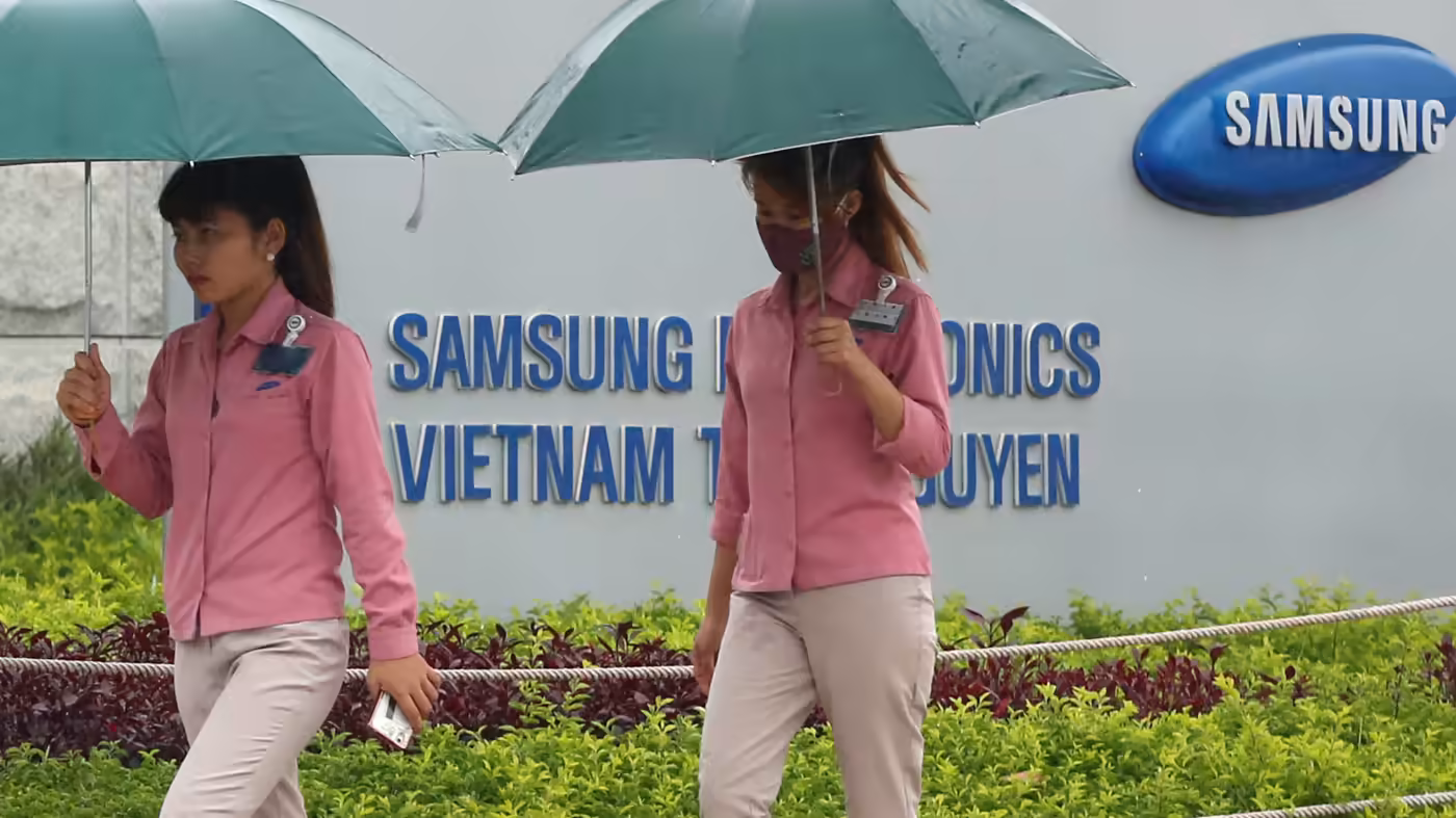 Завод Samsung в Тхай Нгуен, Вьетнам. Фото: Reuters