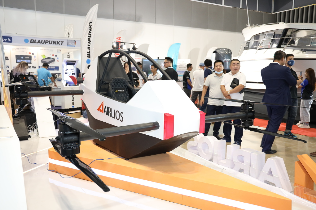 Летающий аппарат Airlios на выставке VMS 2022. Фото: Доан Зунг