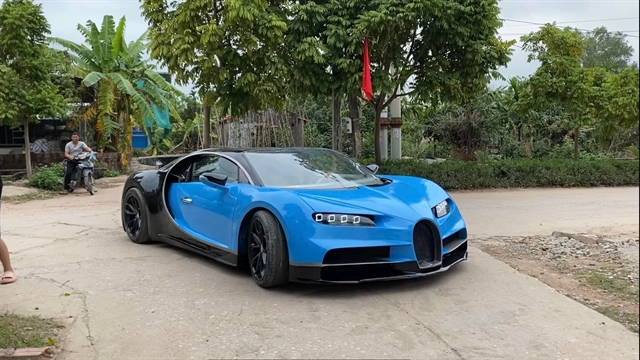 Копия выглядит идентично оригинальному Bugatti Chiron. — Фото любезно предоставлено Vũ Văn Nam