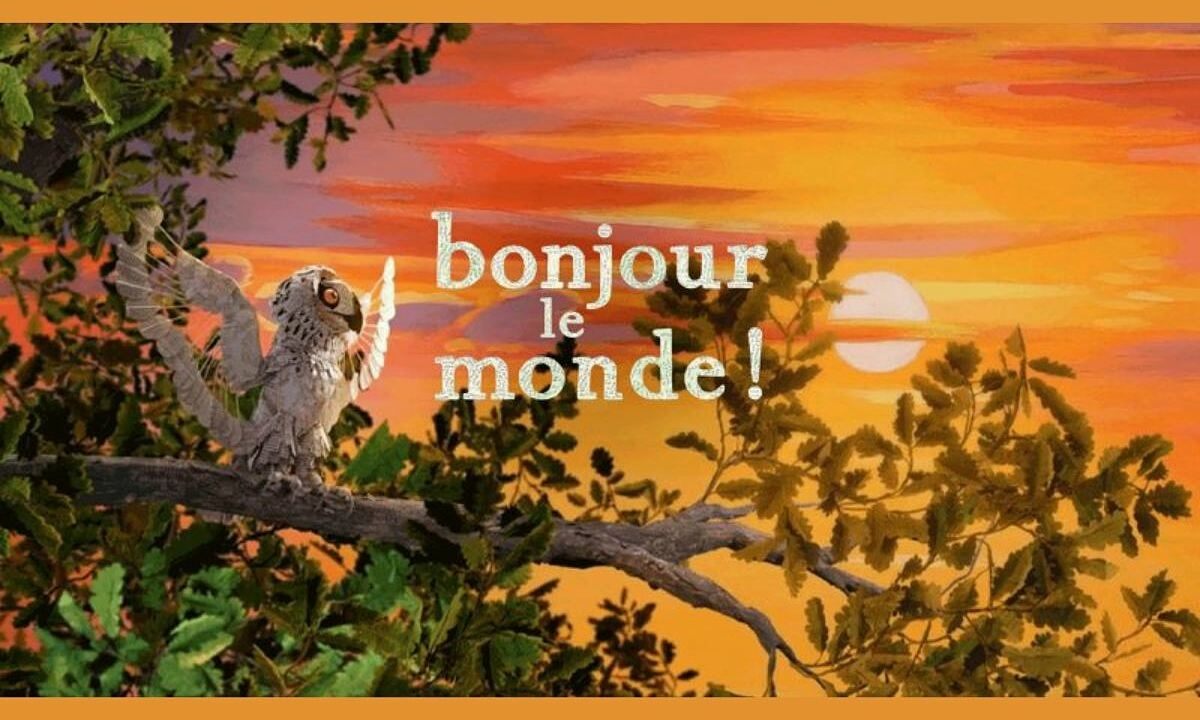 Плакат «Bonjour le monde!». Фото предоставлено французским кинотеатром Rendez-vous.